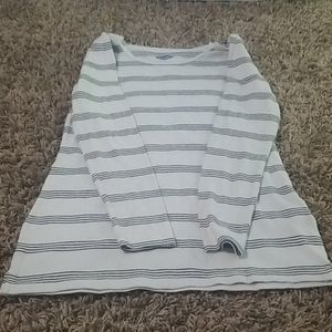 Black and white striped shirt from old navy